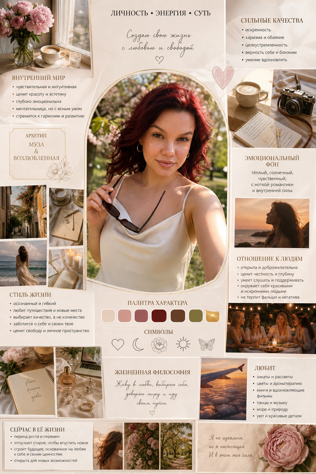 Нейрофотография: personality board человека по фото